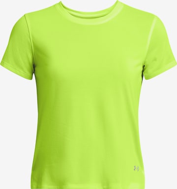 UNDER ARMOUR Performance Shirt 'Launch' in Green: front