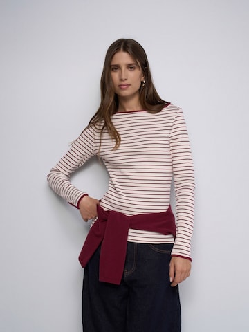 Pull-over Salsa Jeans en beige : devant