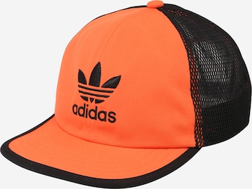 ADIDAS ORIGINALS Cap 'Archive' in Orange: front