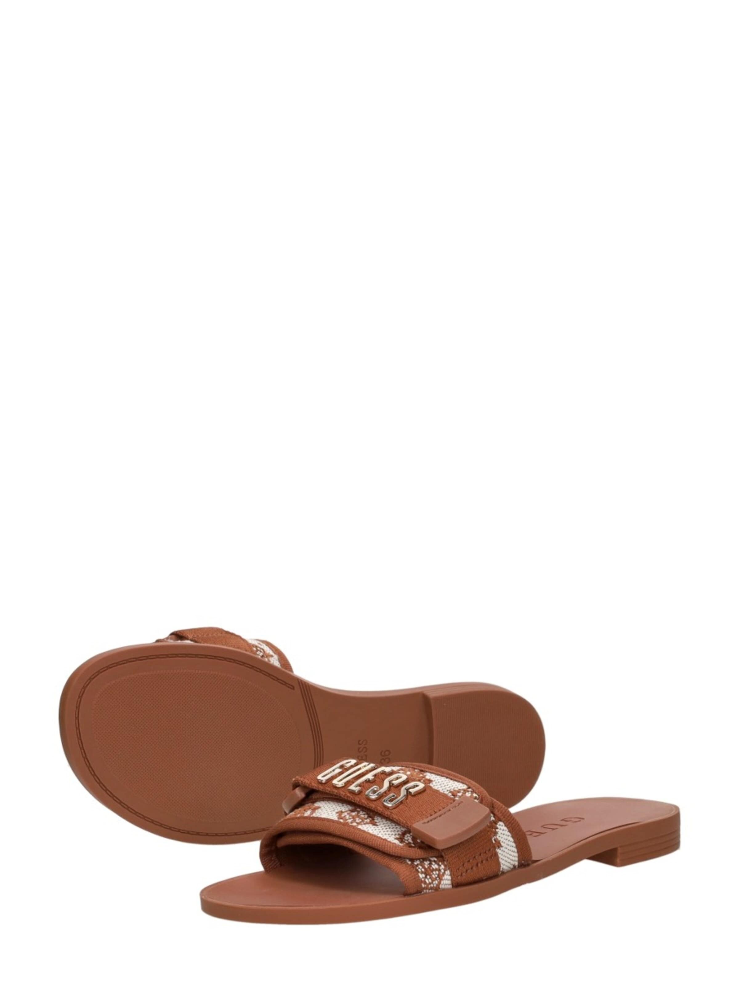 GUESS Huisschoenen 'Elyze' in Bruin