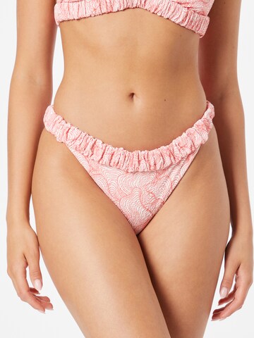 Undress Code Bikini Bottoms in Pink: front