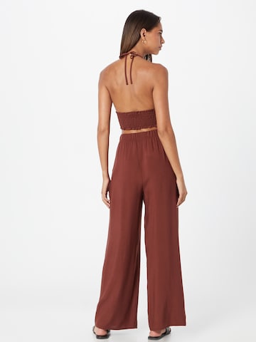 ABOUT YOU Wide leg Broek 'Liz' in Bruin