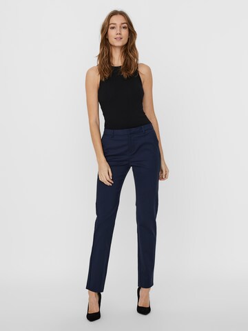 VERO MODA Slimfit Hose 'Leah' in Blau