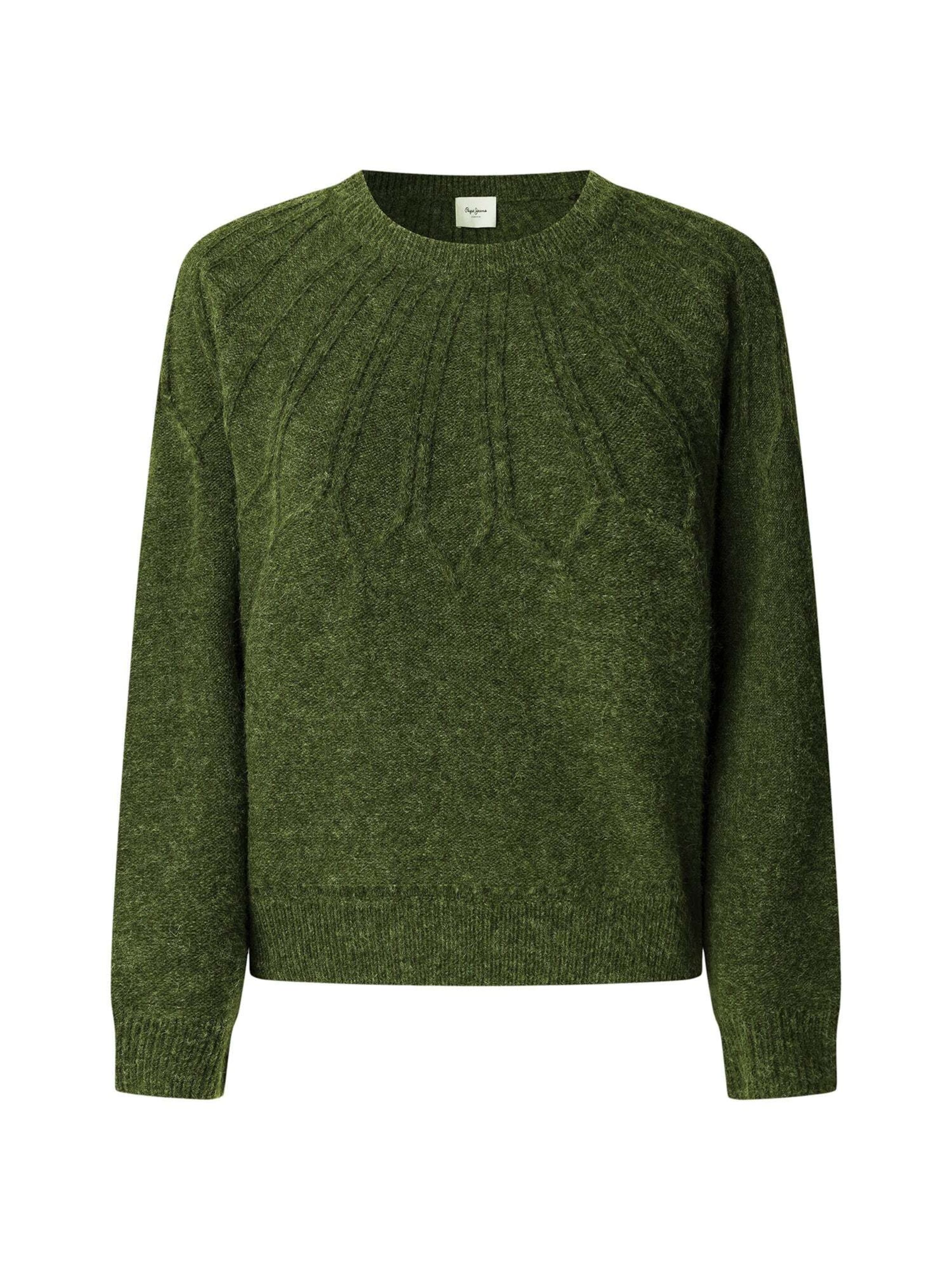 Pull-over Pepe Jeans en vert : devant
