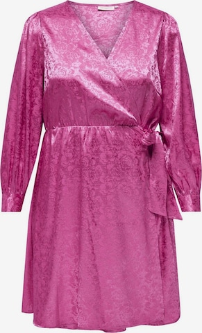 ONLY Carmakoma Kleid in Pink: predná strana
