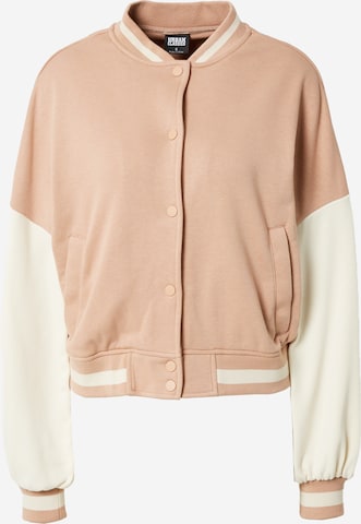 Urban Classics Between-Season Jacket in Beige: front