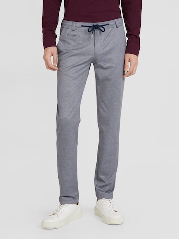 Regular Pantalon chino bugatti en gris : devant