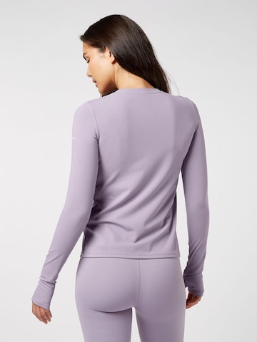 YO-GAYA Sporttop 'Long Sleeve Top' in Lila