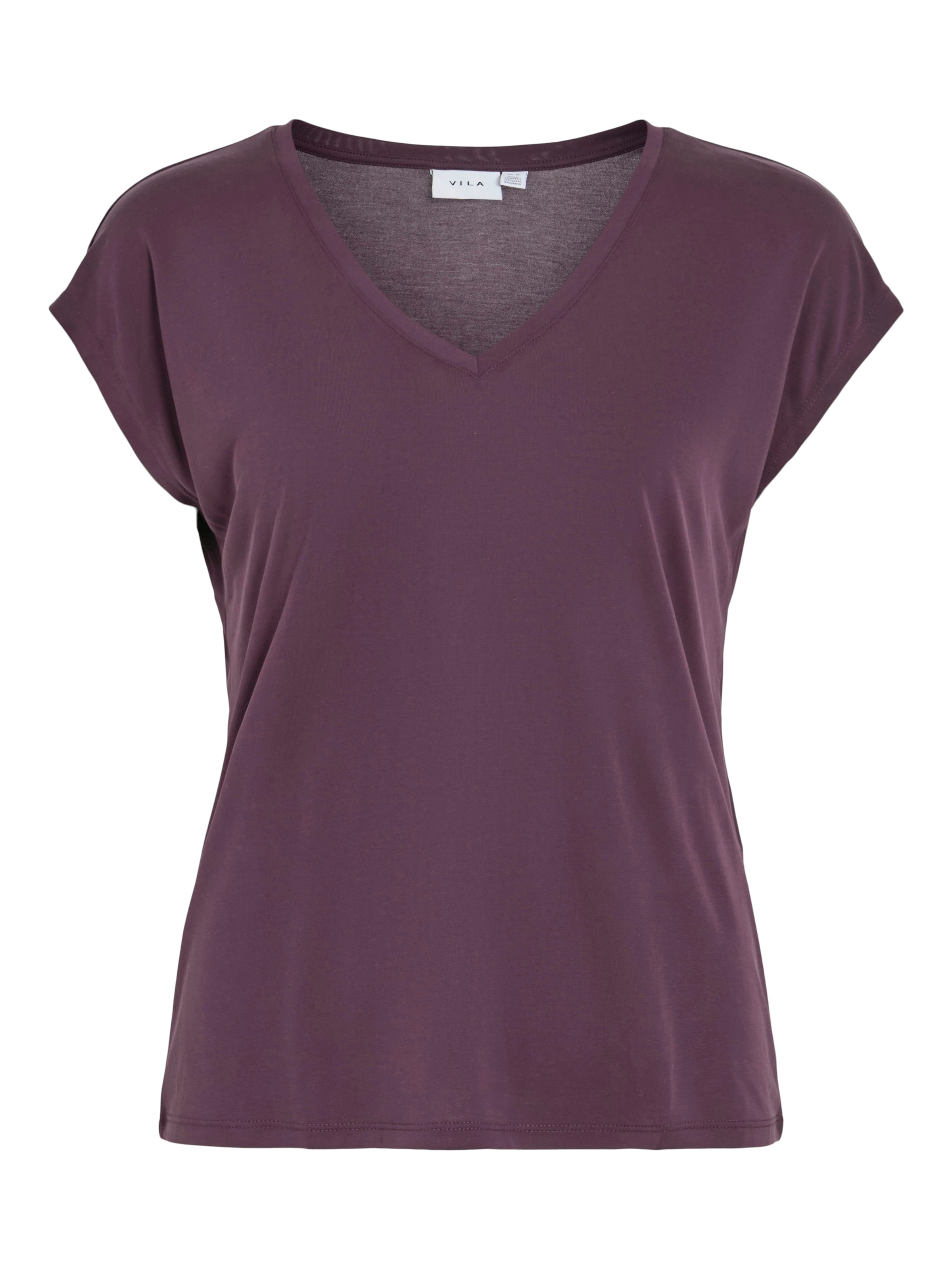 Tricou de la VILA pe mov: față