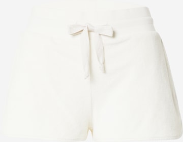 Juvia Normální Kalhoty – bílá: přední strana