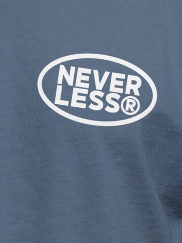 Neverless Shirt 'No Bad Days' in Blue
