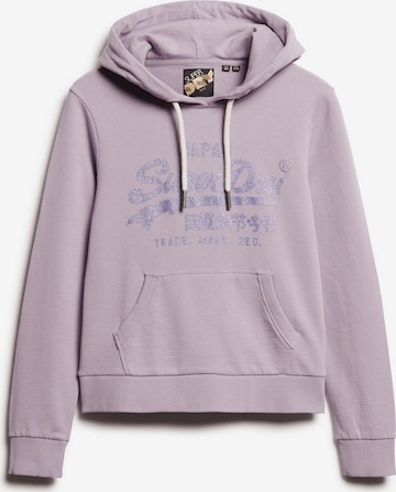 Superdry Sweatshirt in Purple: front