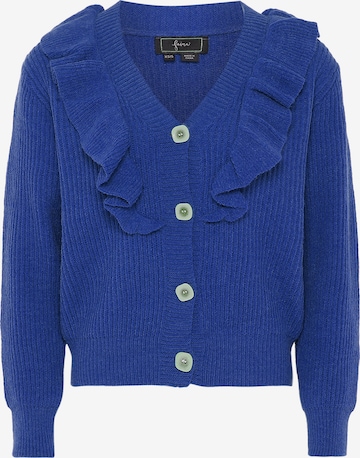 faina Knit cardigan in Blue: front