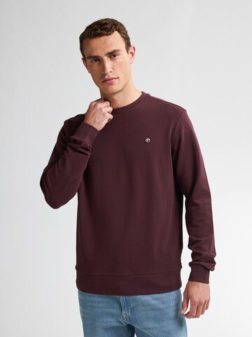 Sweat-shirt 'Seaviewpark' Petrol Industries en rouge : devant