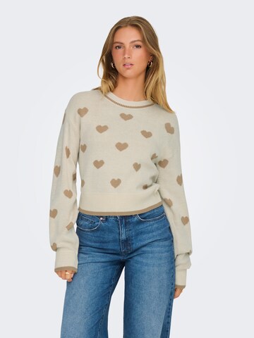 Pullover 'JDYRomance' di JDY in beige: frontale