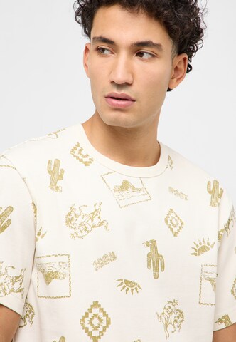 MUSTANG Shirt 'Akron' in Beige