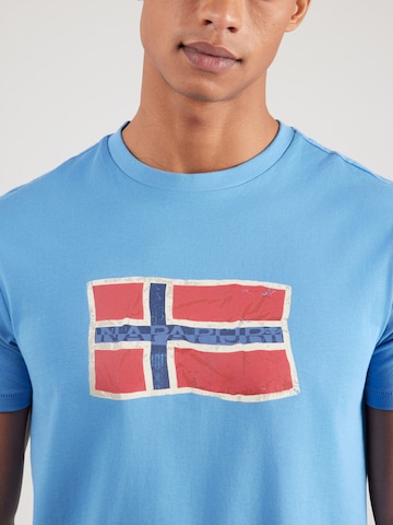 NAPAPIJRI T-Shirt 'MAHSA' in Blau