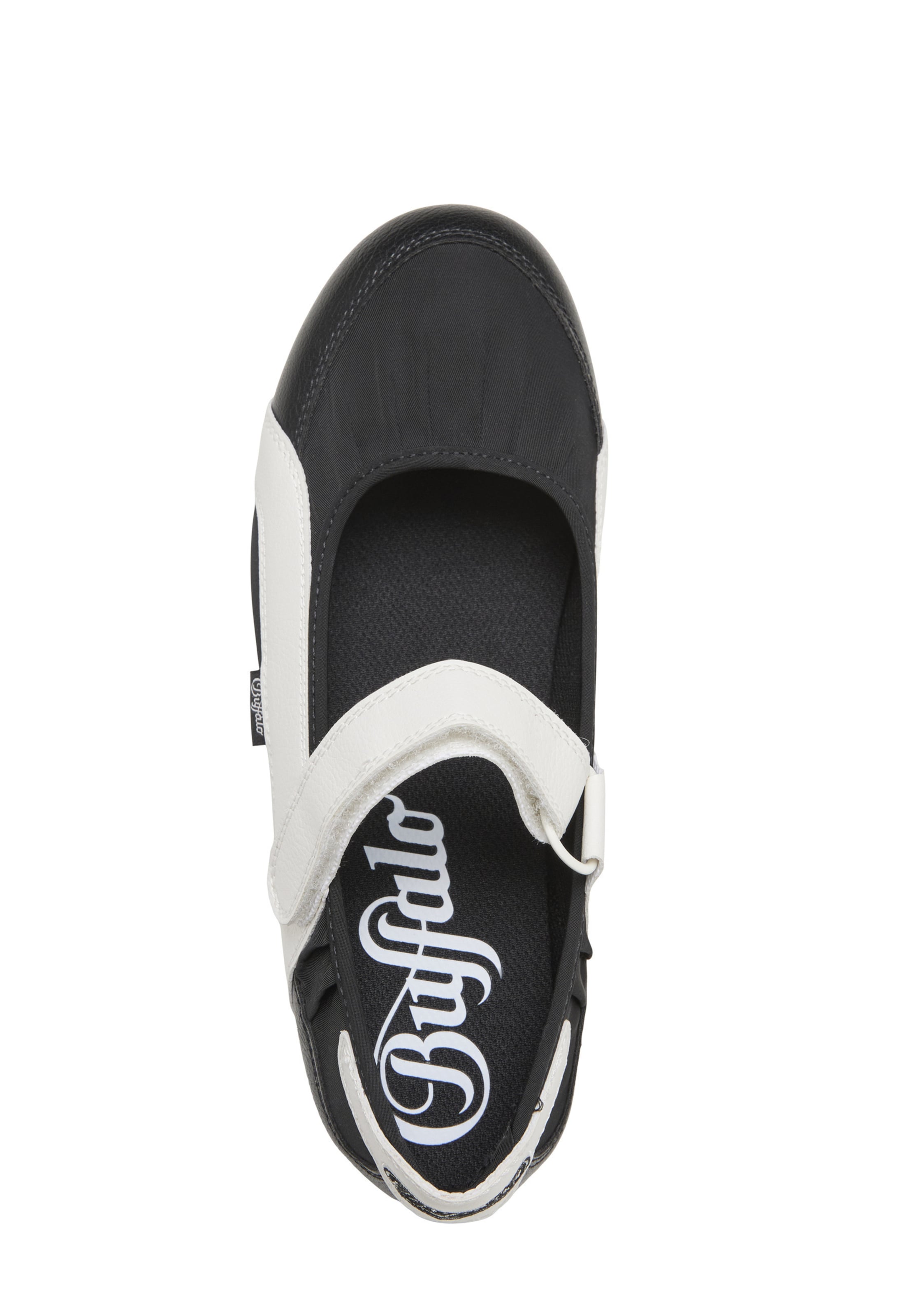 Ballerina con cinturino 'Varsity' di BUFFALO in nero