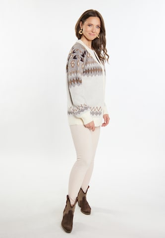 usha FESTIVAL Knit cardigan in Beige