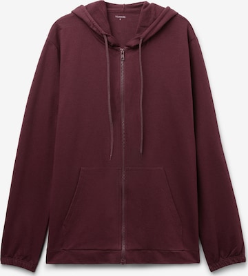 Tezenis Zip-Up Hoodie in Red: front