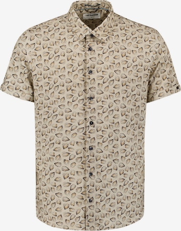 Coupe regular Chemise No Excess en beige : devant