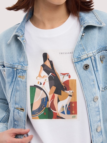 T-shirt Trussardi en blanc