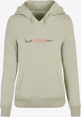 Merchcode Sweatshirt ' Mothers Day ' in Groen: voorkant