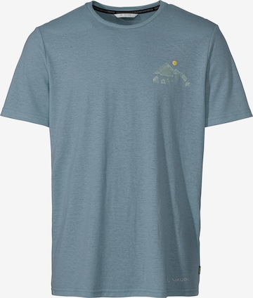 VAUDE Functioneel shirt 'Redmont' in Blauw: voorkant