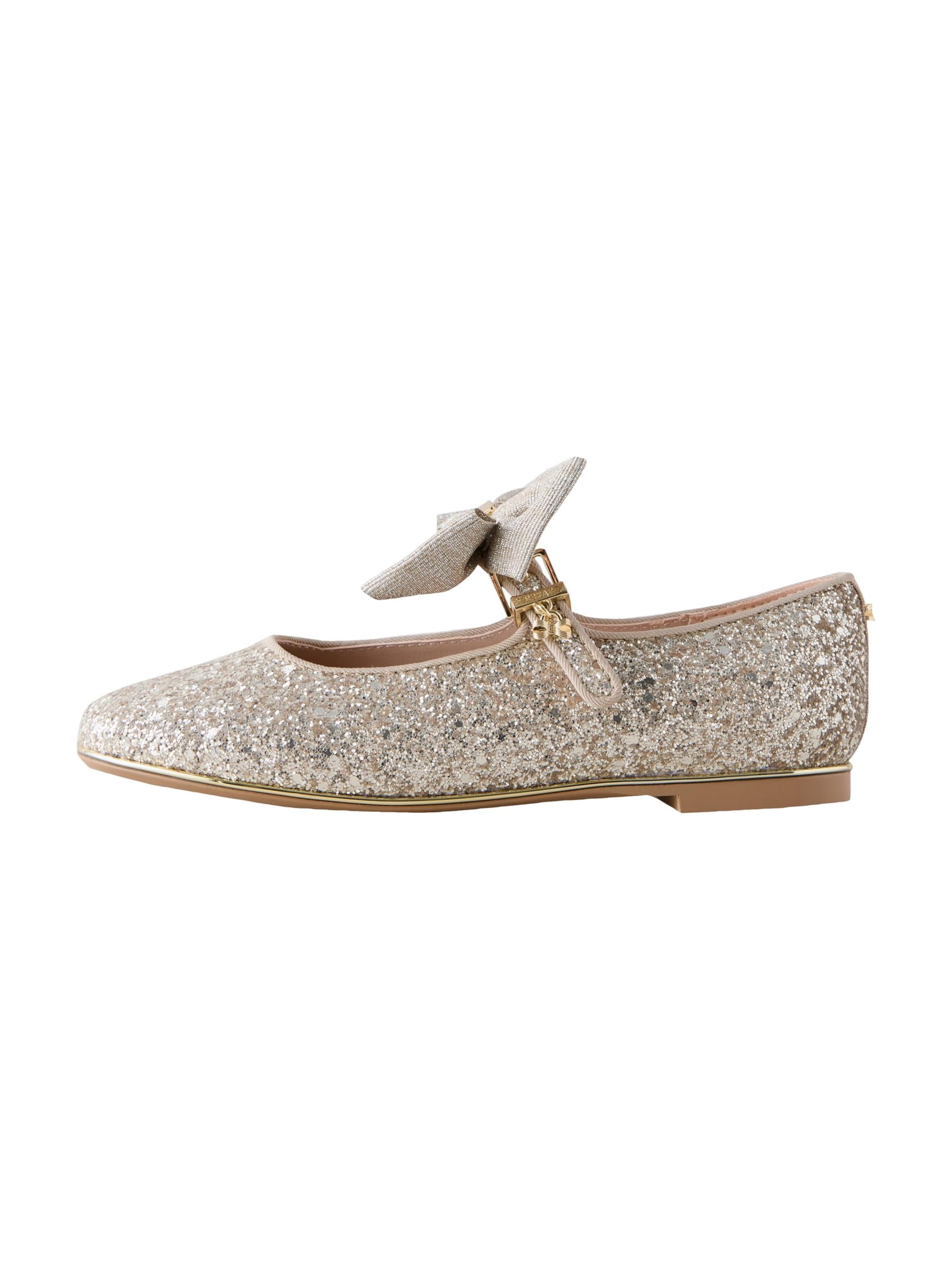 Baker by Ted Baker Ballerina's in Goud: voorkant