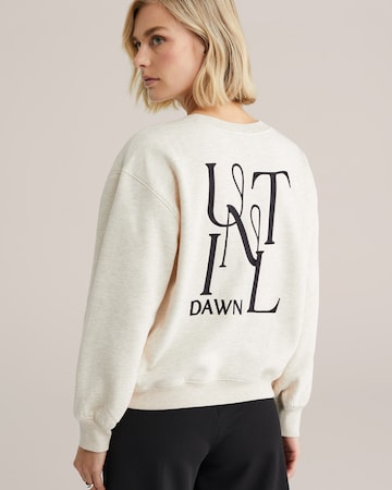 WE Fashion Bluzka sportowa w kolorze beżowy: przód