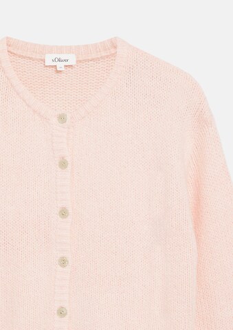 s.Oliver Knit cardigan in Pink: front