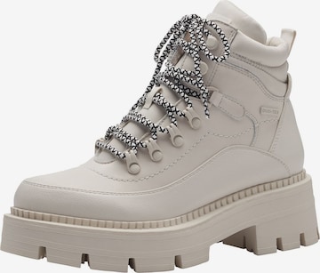 TAMARIS Lace-Up Ankle Boots in Grey: front