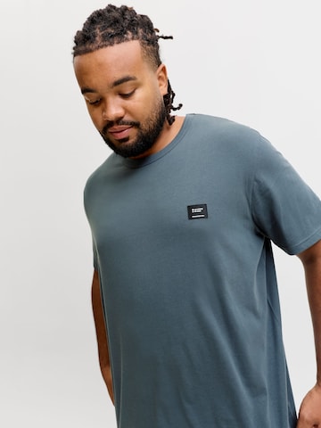 Jack & Jones Plus Koszulka 'JJCLeveland' w kolorze szary