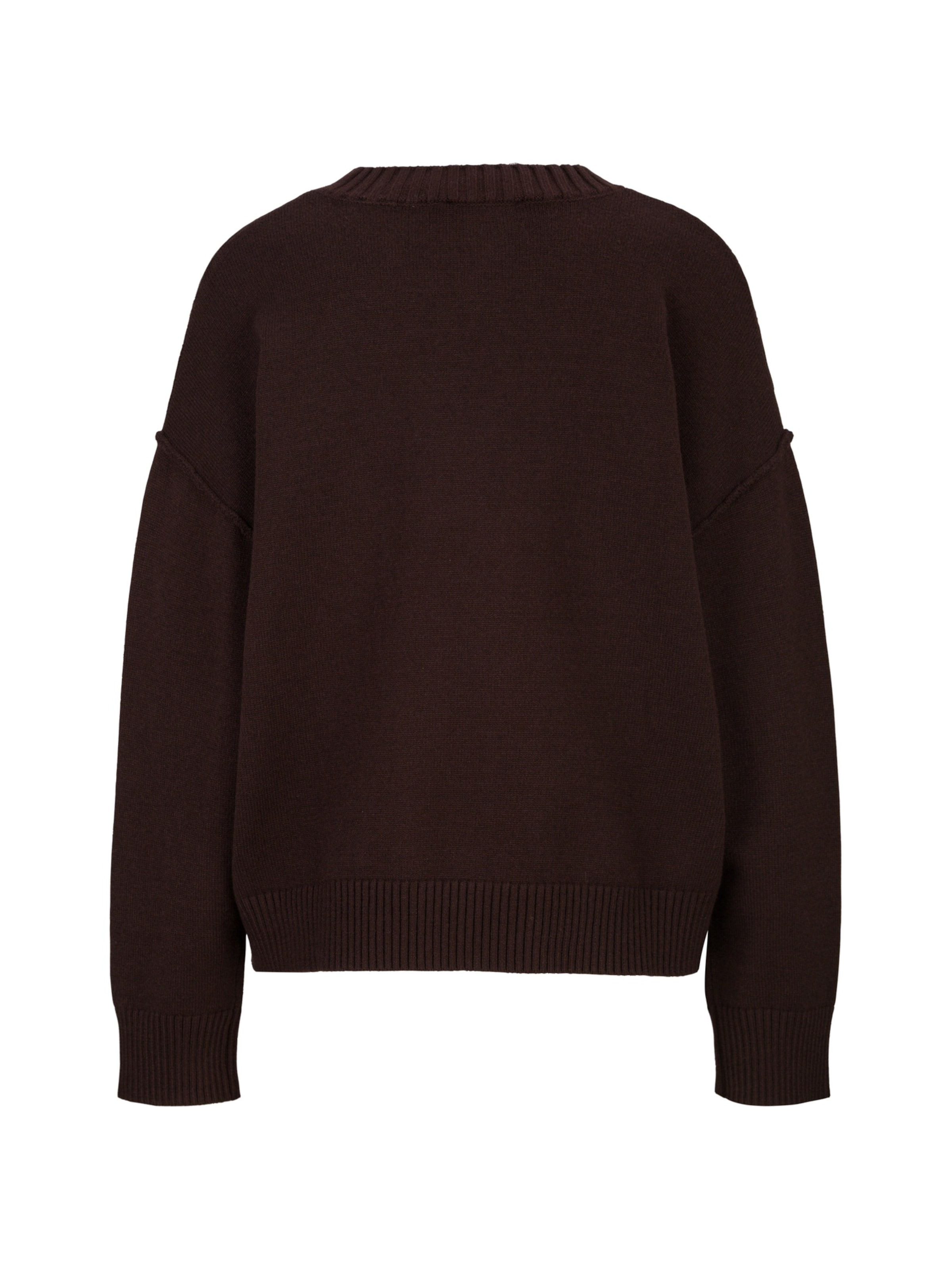 19V69 ITALIA Pullover in Braun: Rückseite