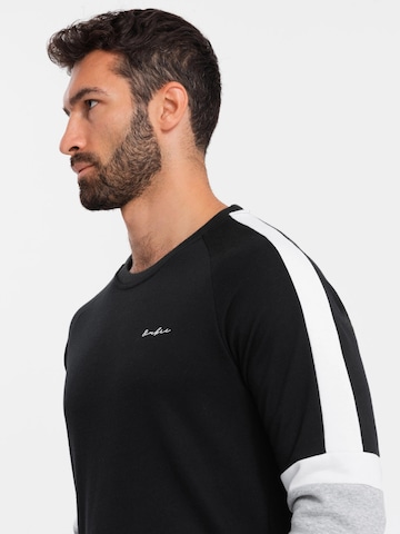 Ombre Sweatshirt 'OM-SSNZ-22FW-003' in Zwart