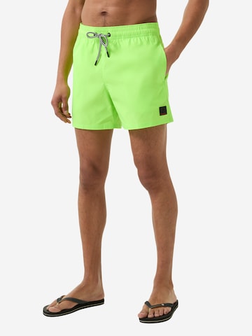 Bogner Fire + Ice Badeshorts 'Nelson' in Grün: Vorderseite