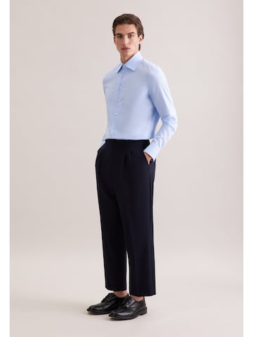 Coupe regular Chemise business 'Classic Essentials' SEIDENSTICKER en bleu