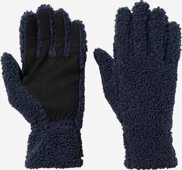 JACK WOLFSKIN Athletic Gloves in Blue: front