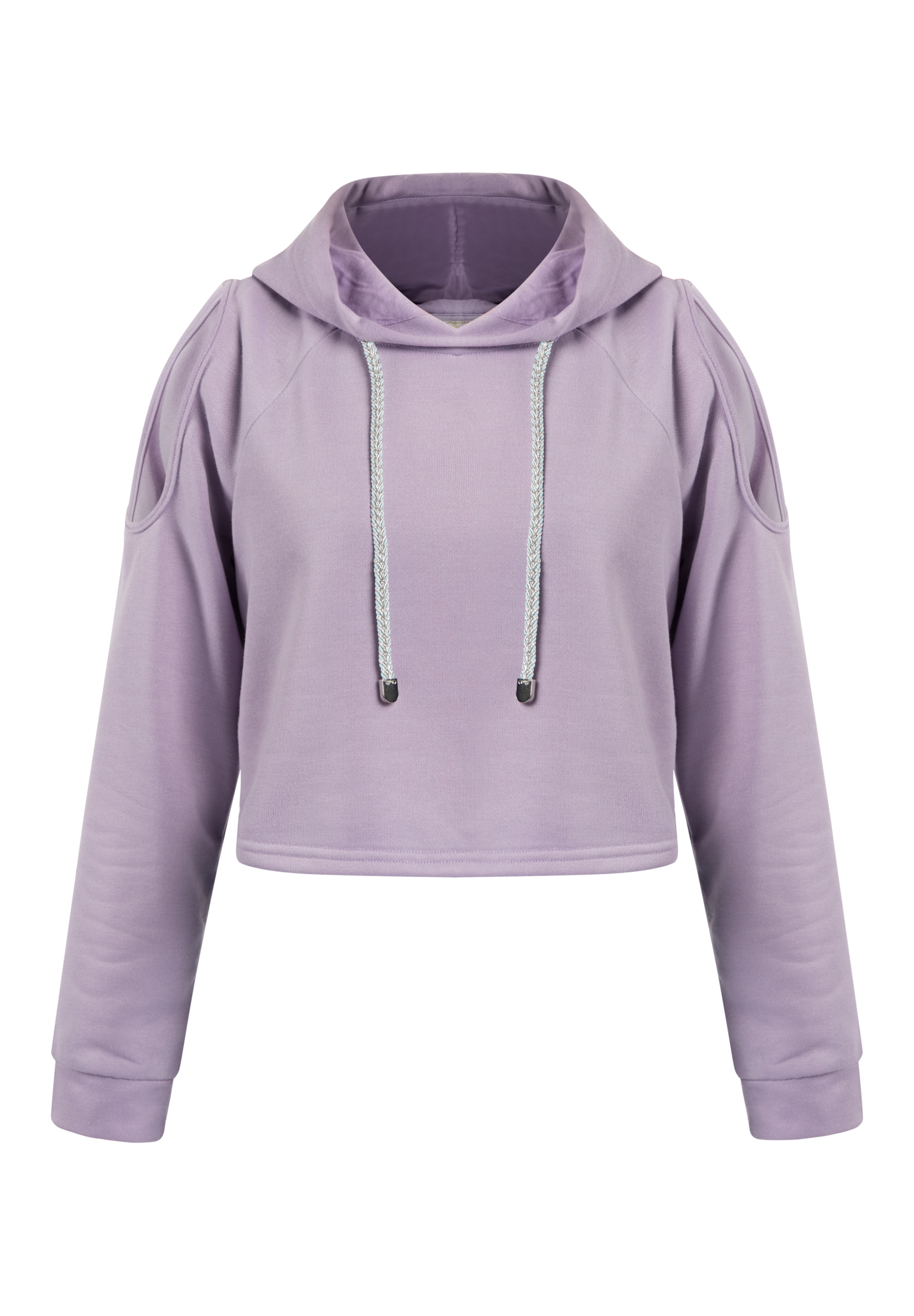 Bluză de molton de la IZIA pe mov: față