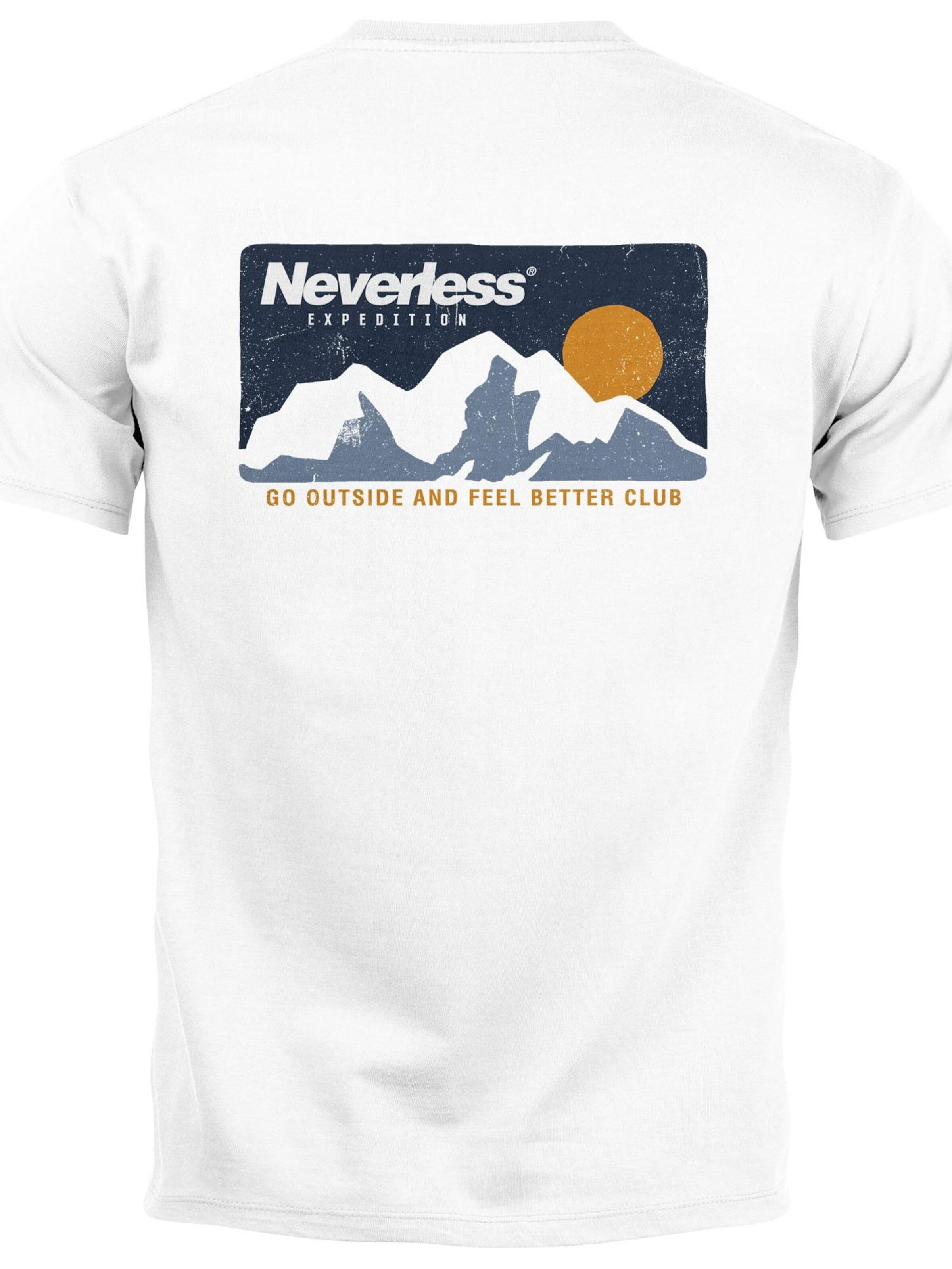Neverless Shirt 'Neverless Expedition' in Weiß