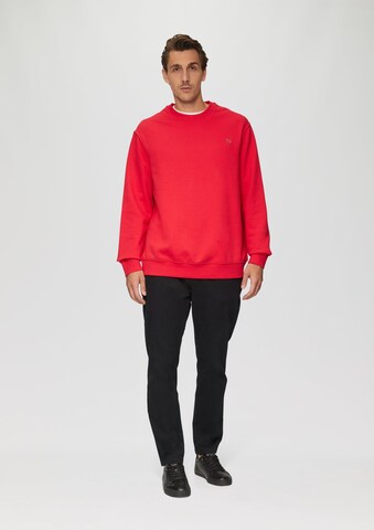 s.Oliver Men Big Sizes Sweatshirt in Red