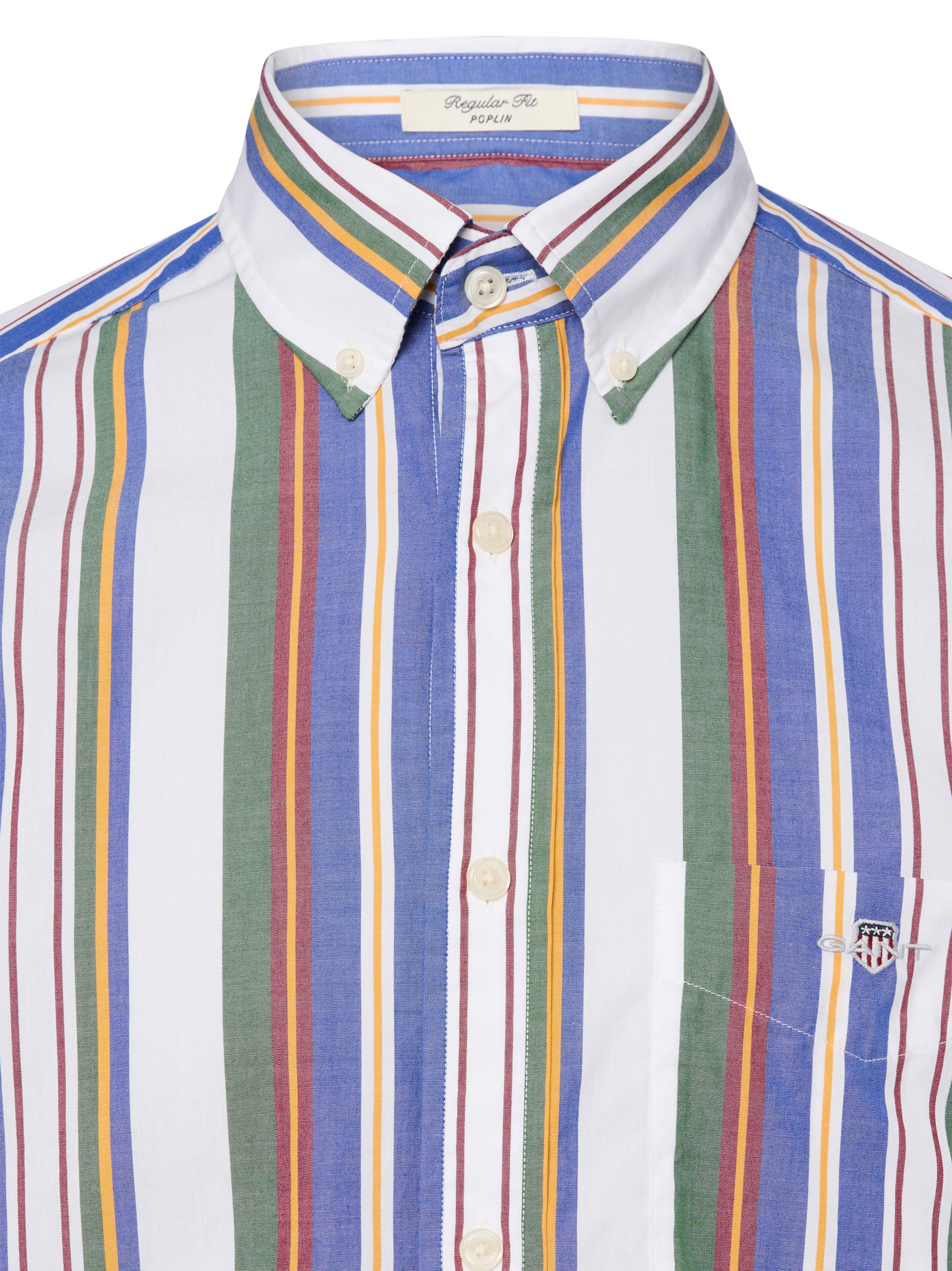 Regular fit Cămașă de la GANT pe alb