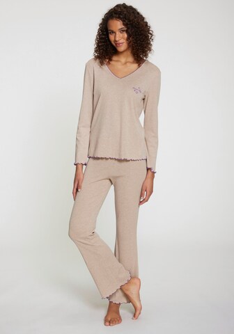 s.Oliver Pajama in Brown: front