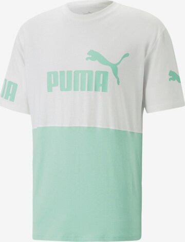 PUMA Shirt in Groen: voorkant