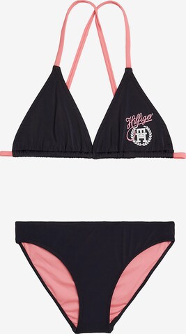 Tommy Hilfiger Underwear Triangle Bikini in Black: front
