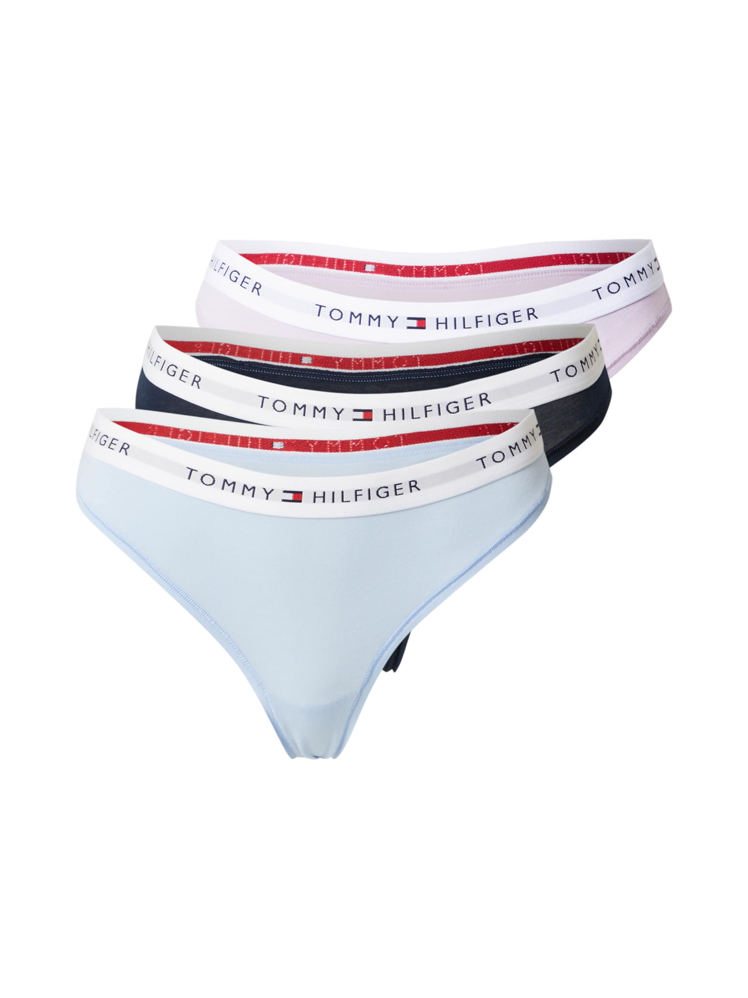 Tommy Hilfiger Underwear Stringi w kolorze niebieski: przód