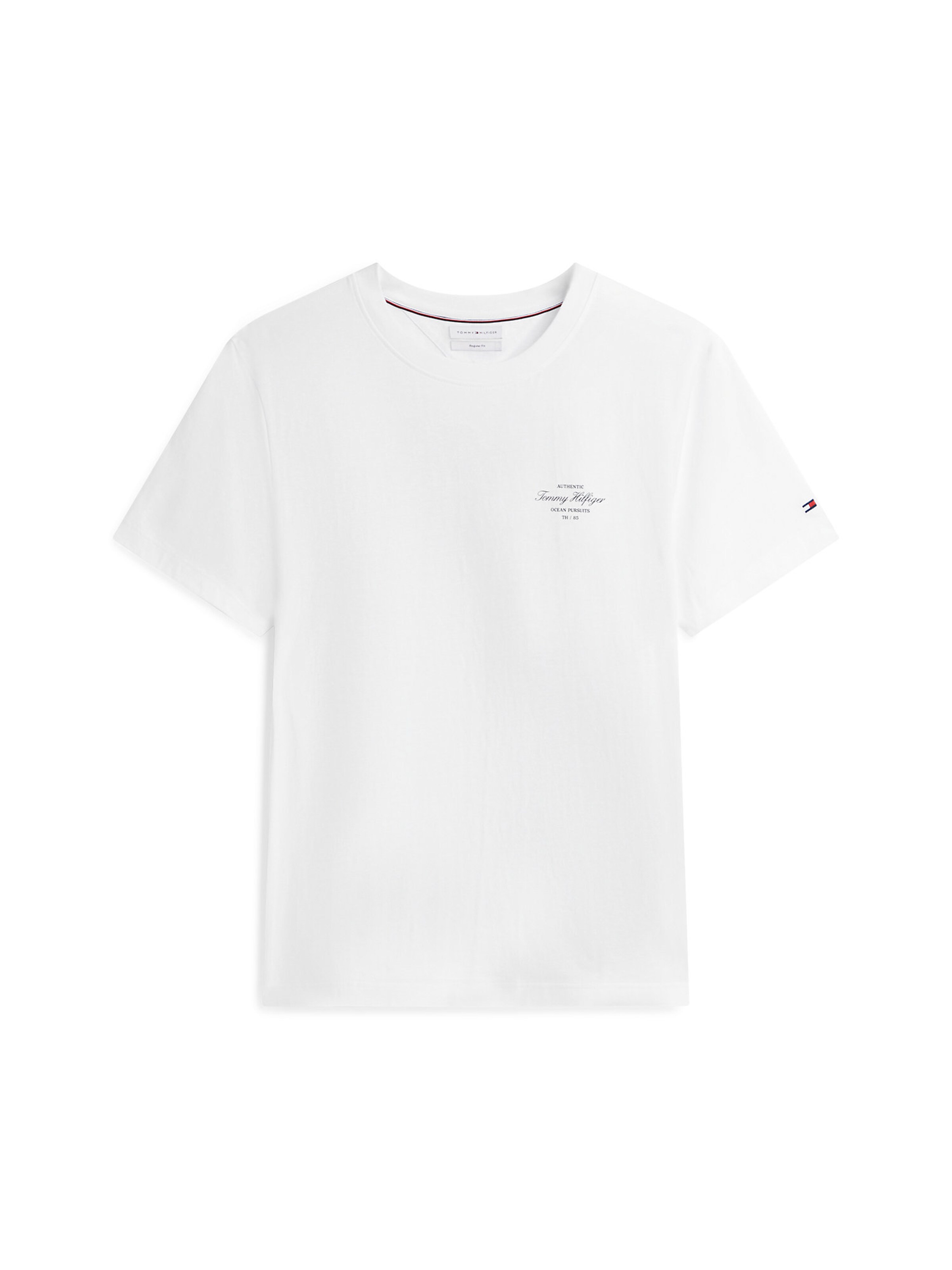 TOMMY HILFIGER T-Shirt in azur / rot / schwarz / weiß, Produktansicht