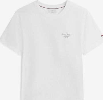 T-Shirt TOMMY HILFIGER en blanc : devant