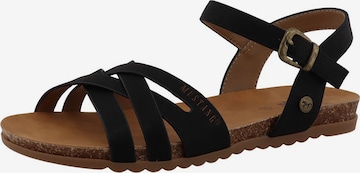 juoda MUSTANG Sandalai: priekis