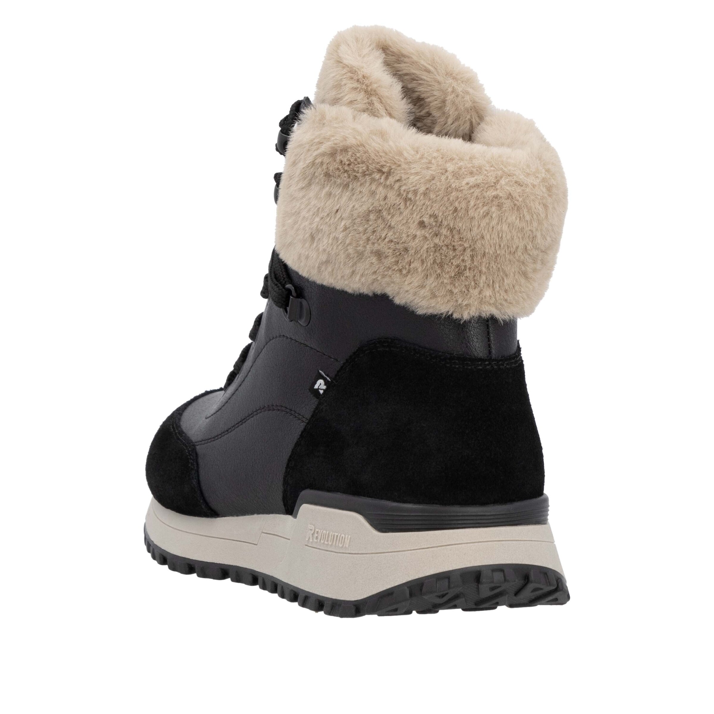 Rieker Sport - Botim com fivela em preto